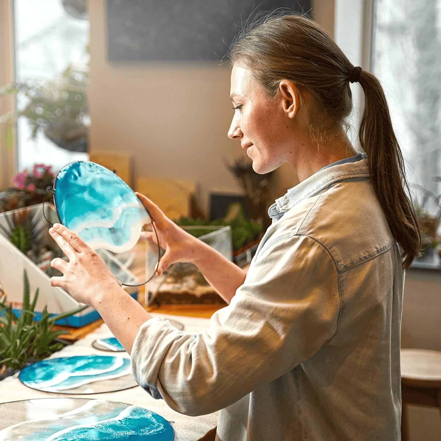 Resina epóxica premium fast / Tipo química / Secado 5hrs / Relación 2:1 / Kit de 1Kg, 3Kg, 6Kg, 15Kg y 30Kg - Brillo Nativo