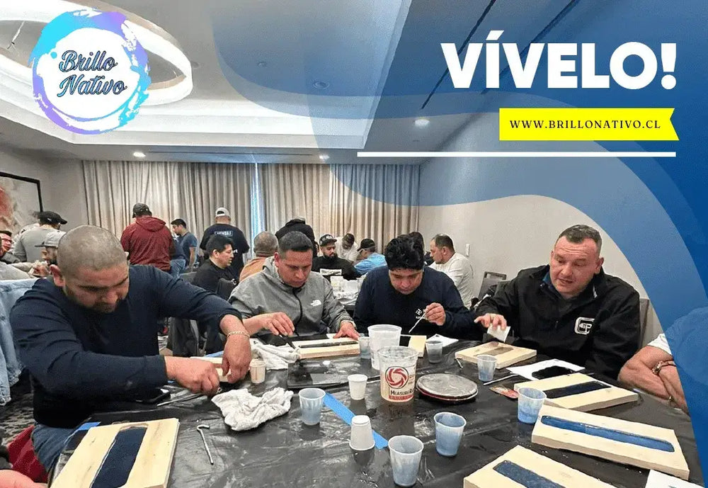 Curso de resina epóxica en grupo