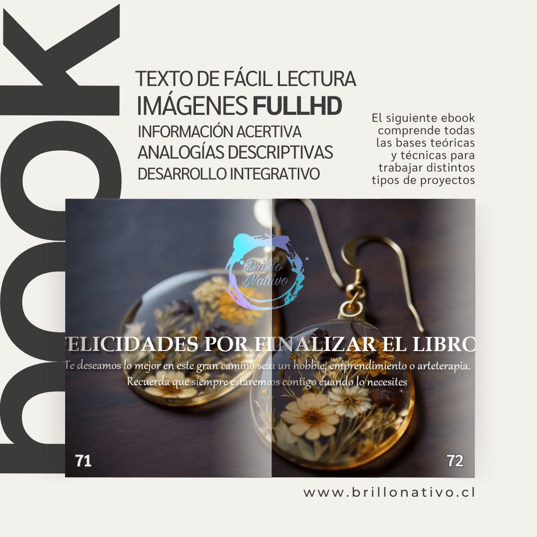 Ebook joyería con resina epoxica - Brillo Nativo