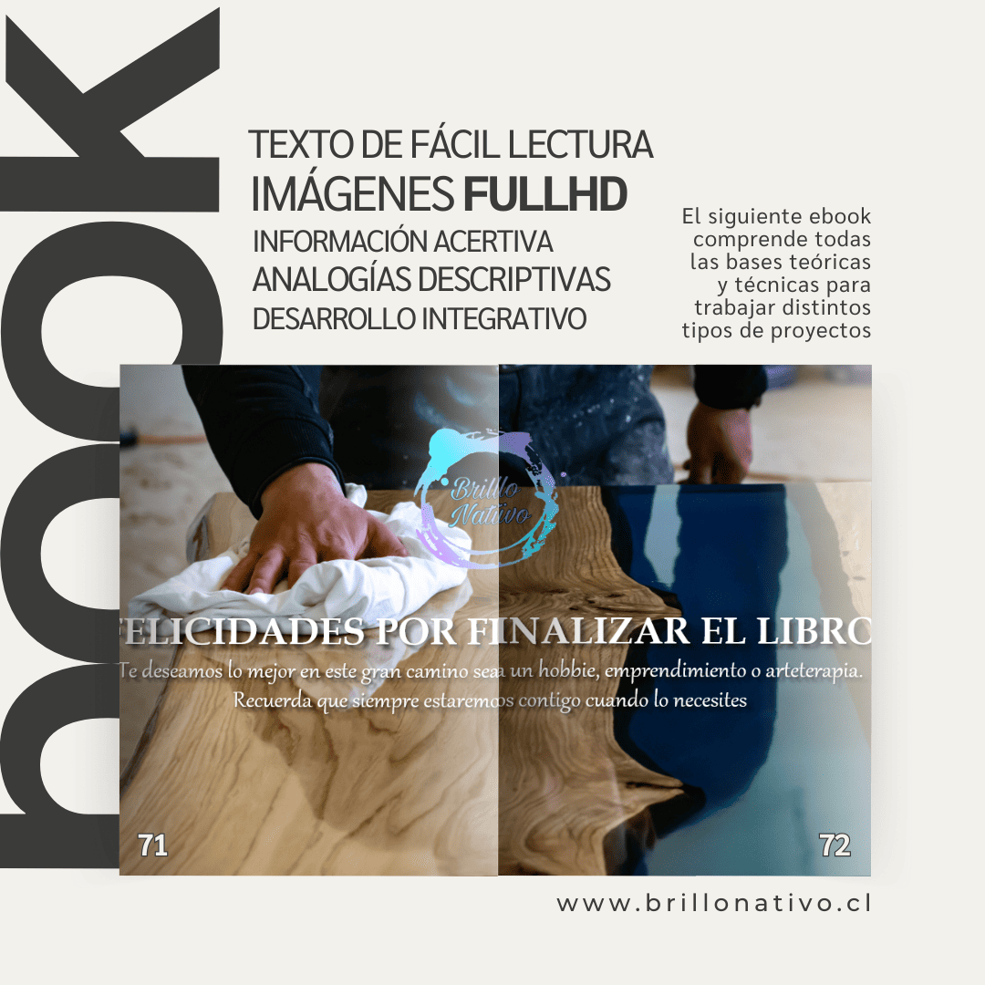 Ebook mueblería con resina epoxica - Brillo Nativo