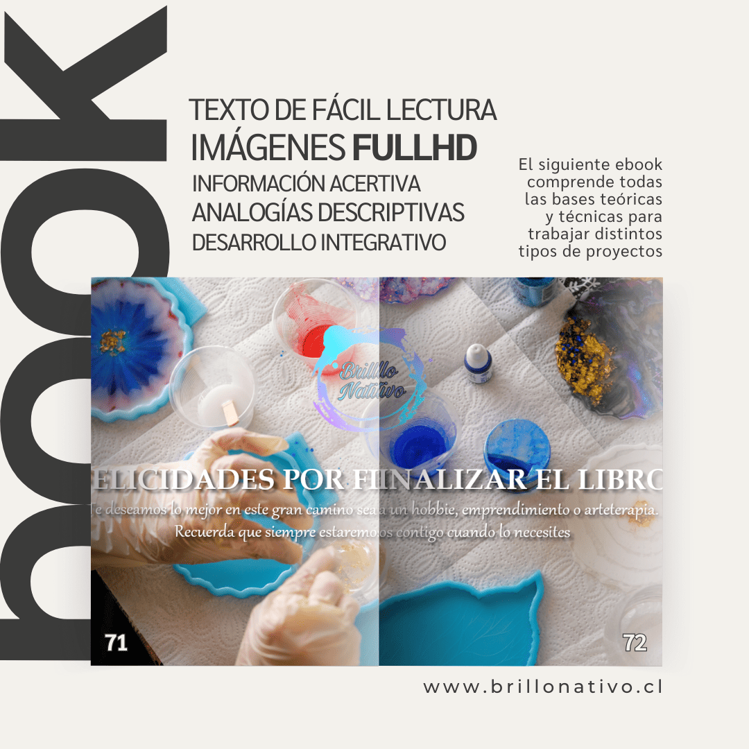 Ebook toda superficie con resina epoxica - Brillo Nativo