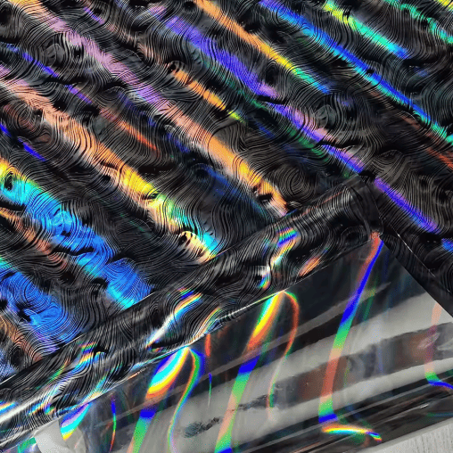 Lámina de PVA para hidroimpresion / Diseño tridimensional pro / 50cm x 1mt / Inodoro, no tóxico - Brillo Nativo