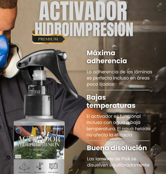 Activador de hidroimpresion