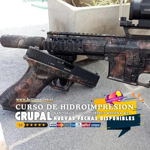 Armas de fuego con hidroimpresion