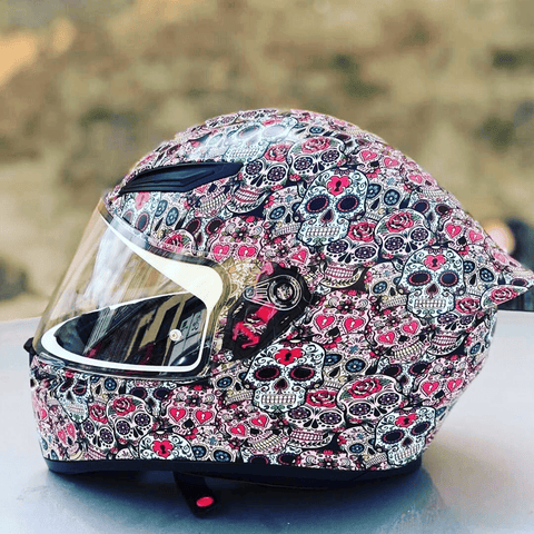 Casco con hidroimpresion