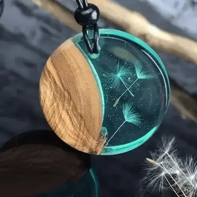 Colgante con resina epóxica