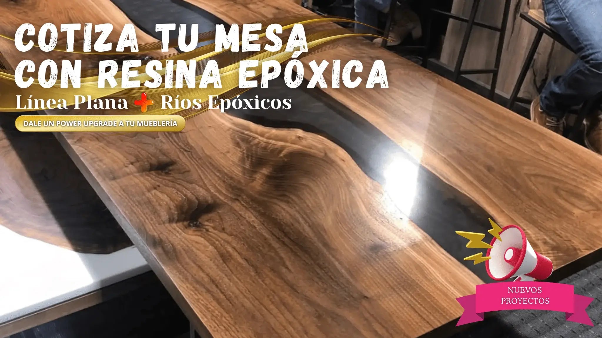 Cotiza tu mesa con resina epóxica