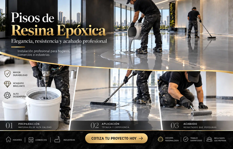 Cotización de pisos con resina epóxica