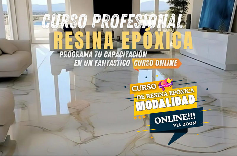Curso de resina epóxica online vía zoom