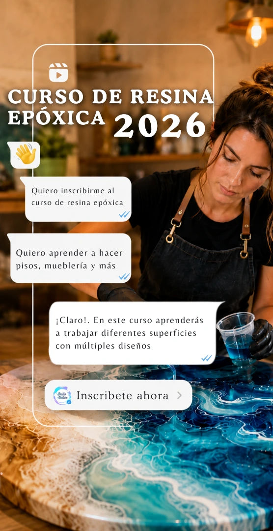 Curso de resina epóxica pro 2026