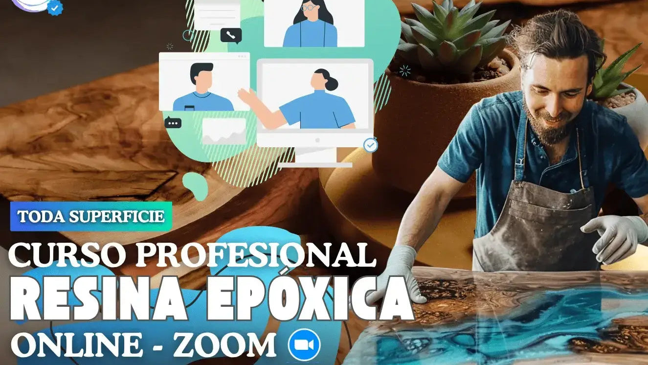 Curso de resina online 2026 - Brillo Nativo