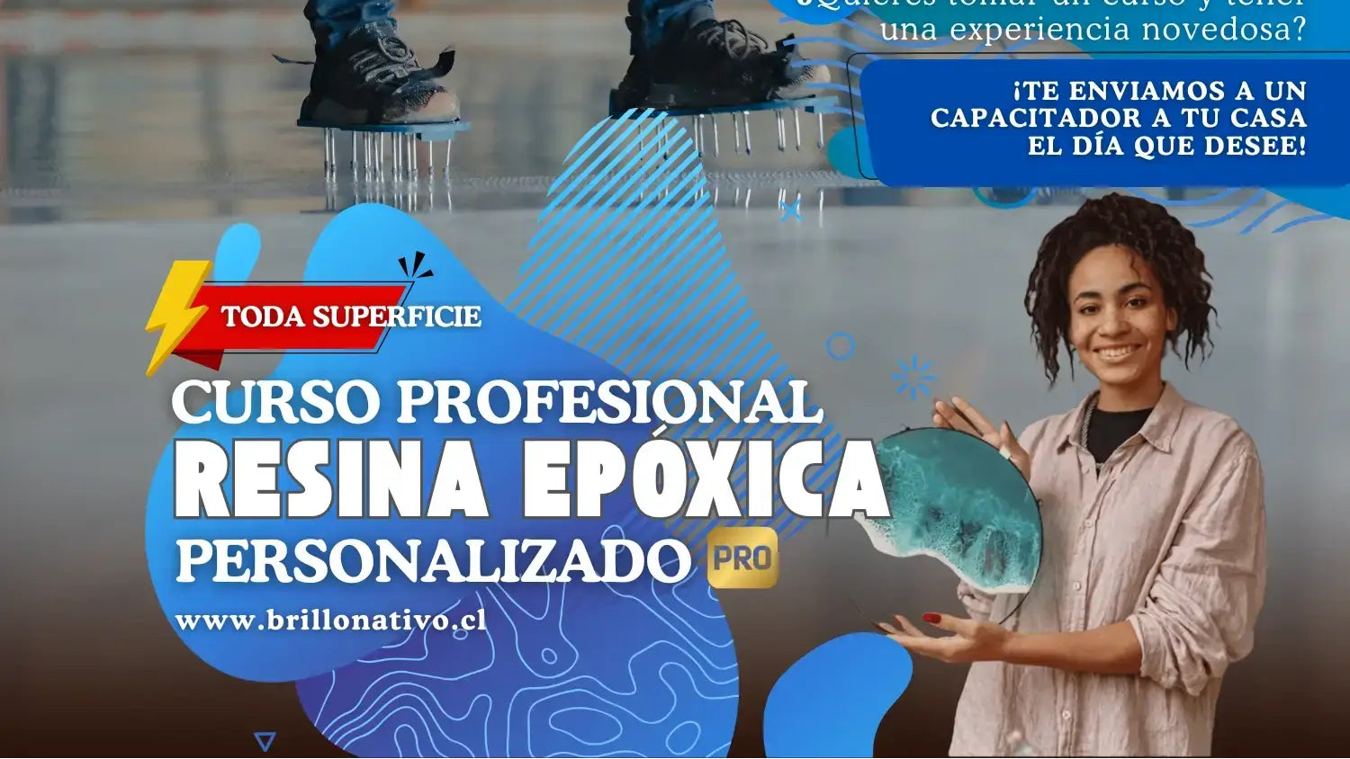 Curso de resina personalizado 2026 - Brillo Nativo