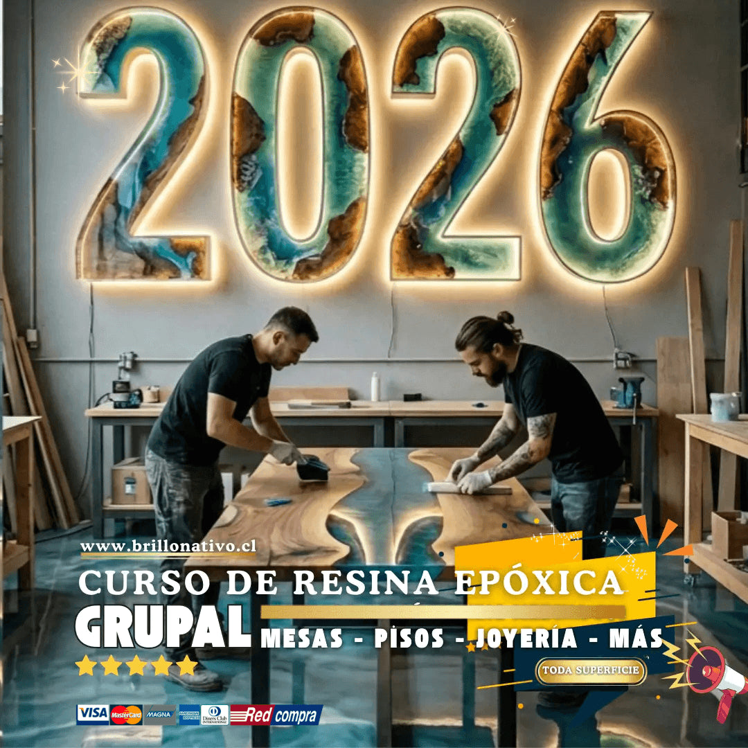 Curso grupal de resina epoxy 2026