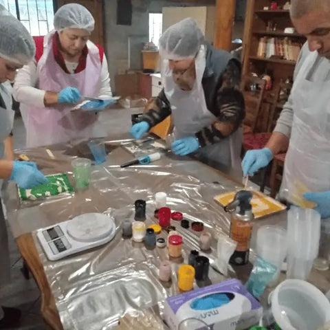 Curso resina epóxica Teno