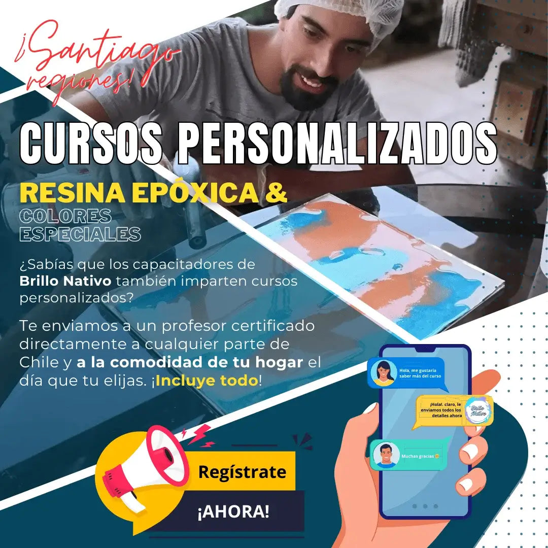 Curso resina epoxy personalizado