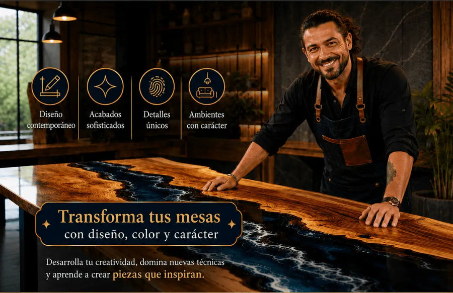 Ejemplo de trabajo con río epóxico