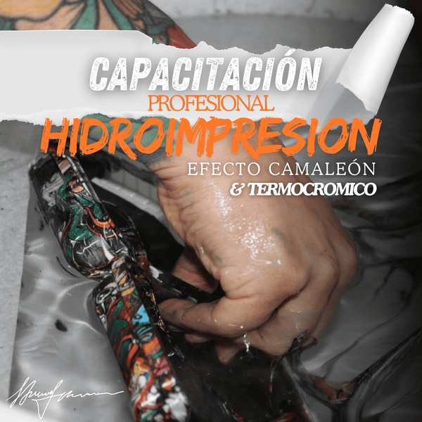 Curso de hidroimpresion - Brillo Nativo