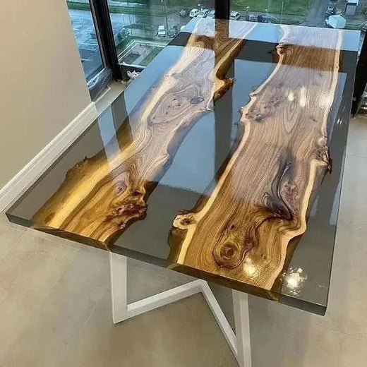 Mesa de comedor full cristalina