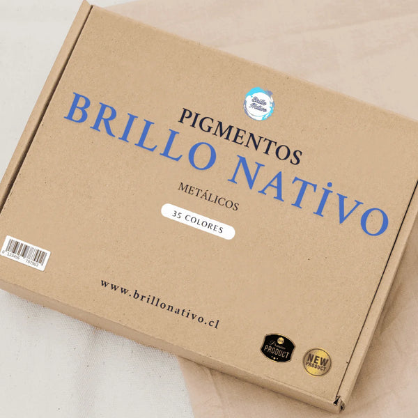 Pack pigmentos metálicos