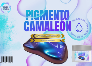 Pigmento tornasol efecto camaleón / Tipo standard / Color azul, verde y oro / 5grs, 10grs y 20grs - Brillo Nativo