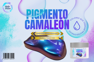 Pigmento tornasol efecto camaleón / Tipo standard / Color purpura, verde y oro / 5grs, 10grs y 20grs - Brillo Nativo