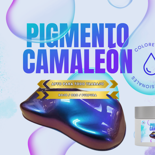 Pigmento tornasol efecto camaleón / Tipo standard / Color rojo, oro y purpura / 5grs, 10grs y 20grs - Brillo Nativo