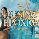 Resina epóxica premium / Tipo química / Secado 24hrs / Relación 2:1 / Kit de 1Kg, 3Kg, 6Kg, 15Kg y 30Kg - Brillo Nativo