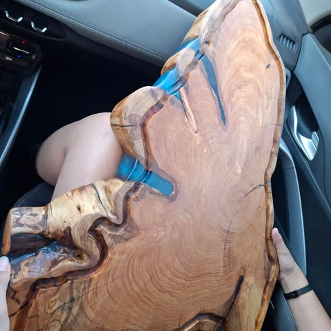 Tabla de picar con resina